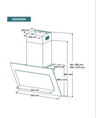 ‼️OFERTA CAMPANA DECORATIVA CRISTAL BLANCO‼️