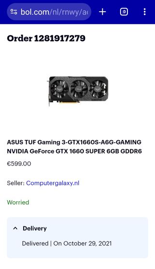 Tarjeta grafica Asus GTX 1660 Super 6GB