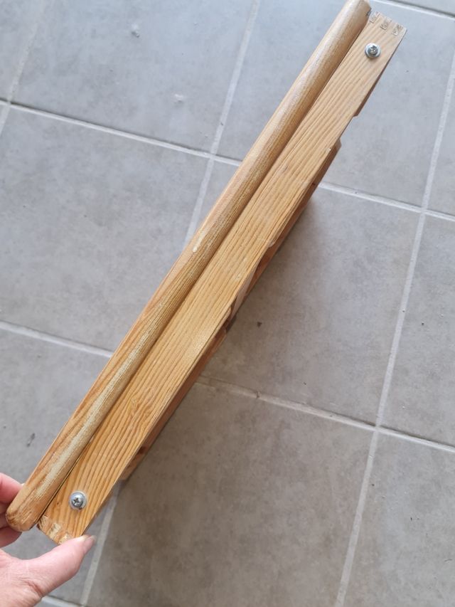 Bandeja mesita auxiliar con patas tablero elevable