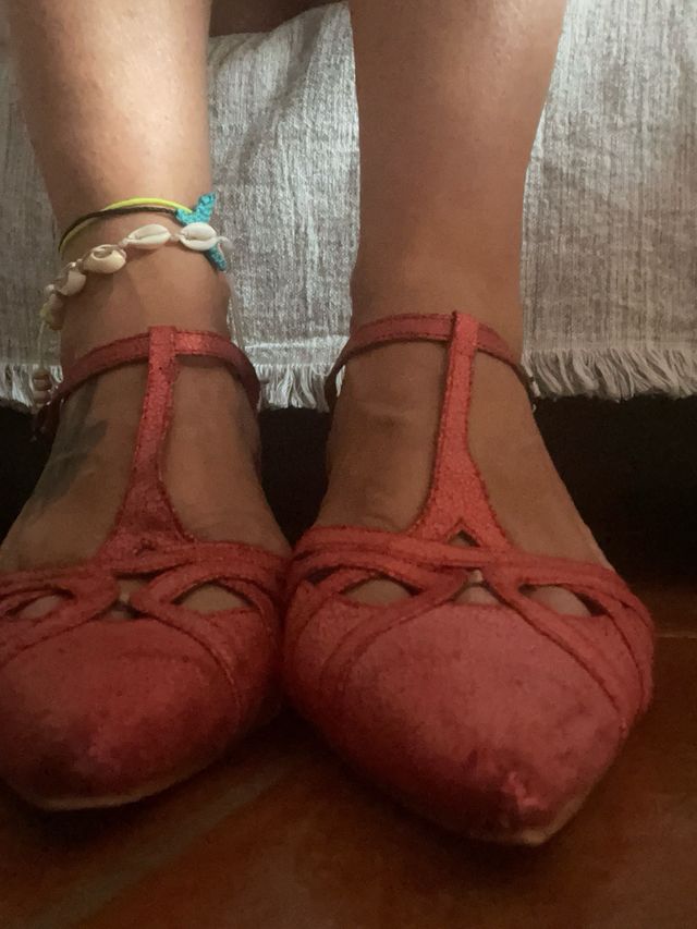 Zapato verano metalizado