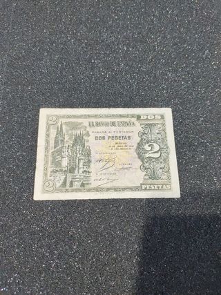 ESPAÑA: 2 PESETAS 1938