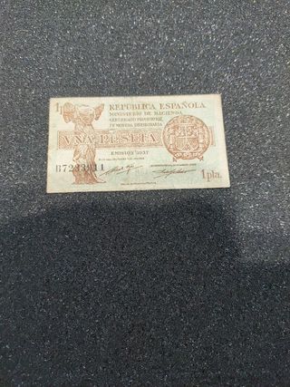 ESPAÑA: 1 PESETA 1937