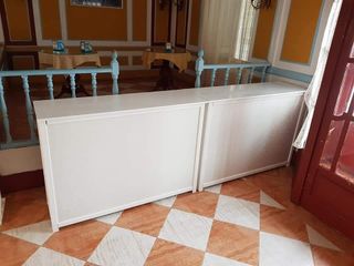 Mostradores plegables de madera