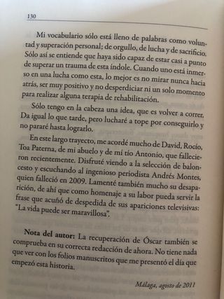 Coma, punto y seguido. Historia de una superación