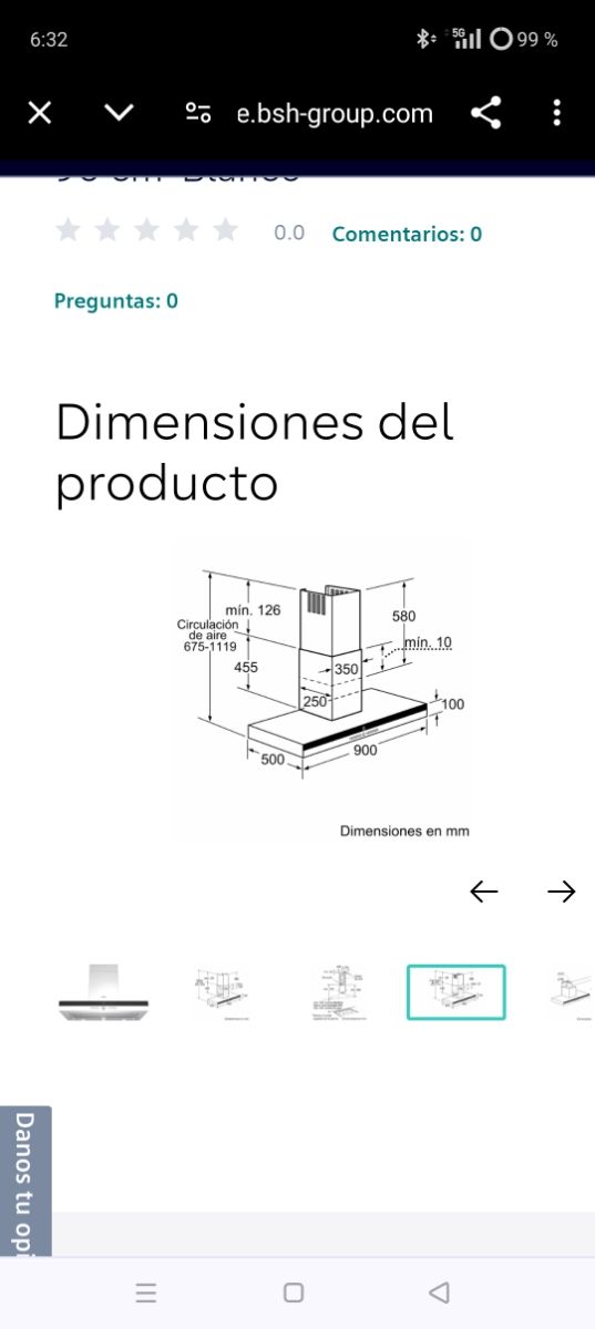 Extractor cocina Siemens 