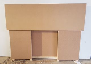 Mostradores plegables de madera