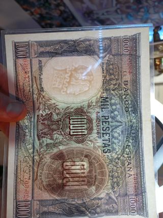 Conjunto 2 billetes 1000 pesetas EBC