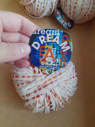 Gomitolo fettuccia cotone 