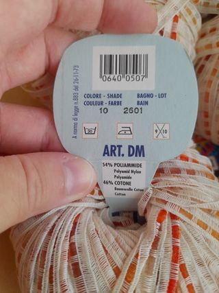 Gomitolo fettuccia cotone 