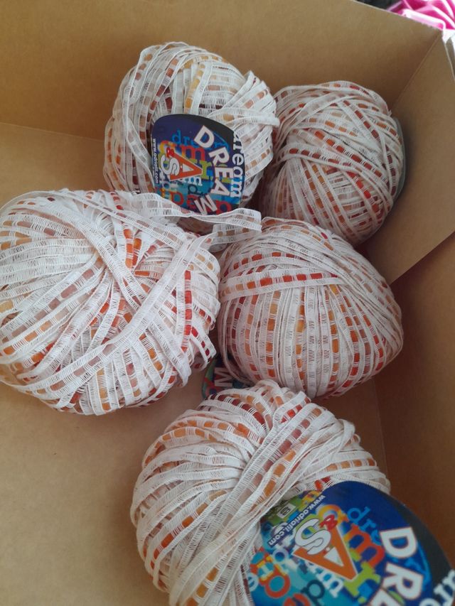 Gomitolo fettuccia cotone 