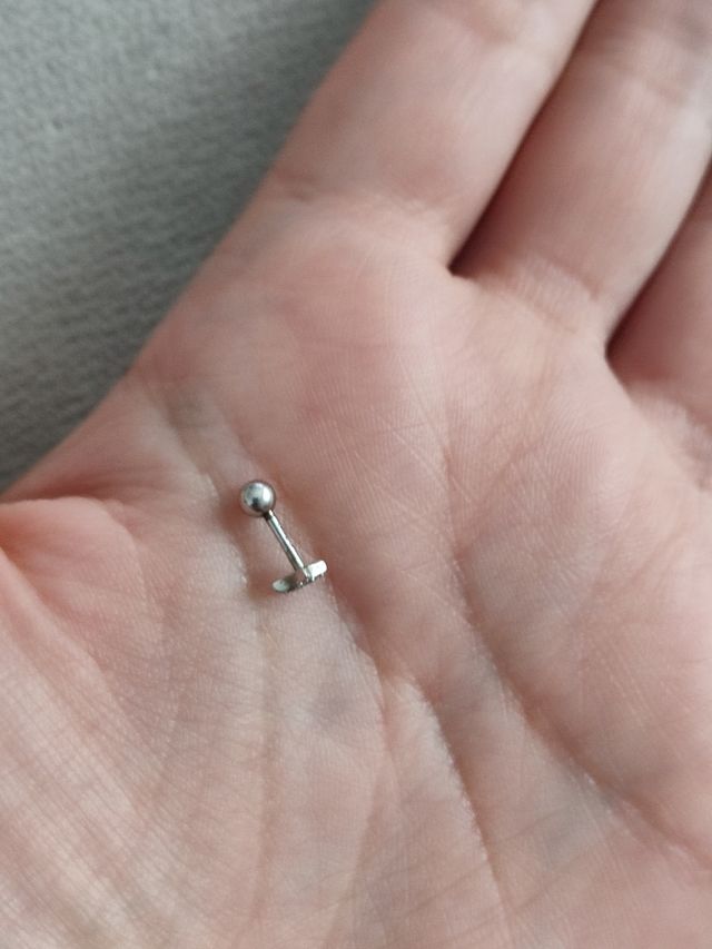 Pendiente plata estrella