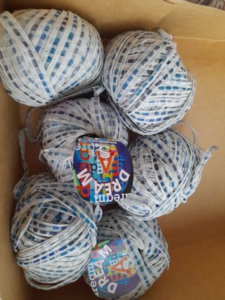 Gomitoli fettuccia cotone 