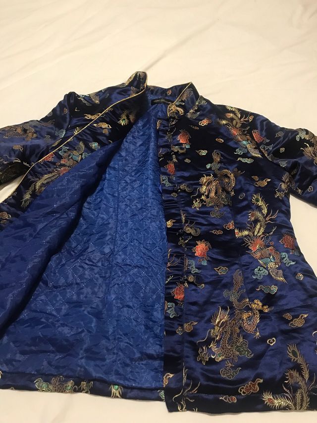 chaqueta china 16 cm de hombro a hombro,