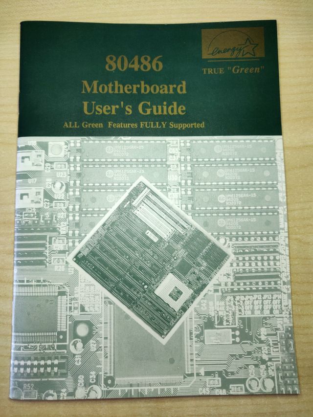Manual Placa Base 80486 ALL Green energy CPU