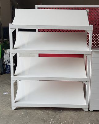 Estanterías fruteras y llanas de madera