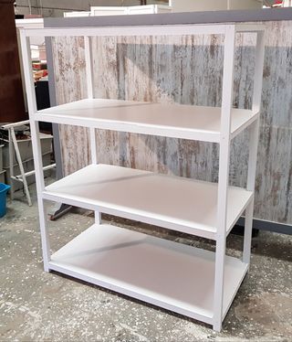 Estanterías fruteras y llanas de madera