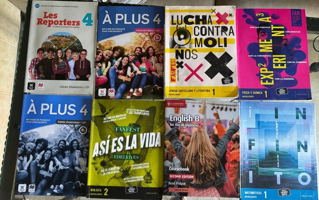 Libros 1trimestre Bachiller