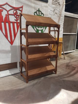 Estanterias fruteras y llanas de madera