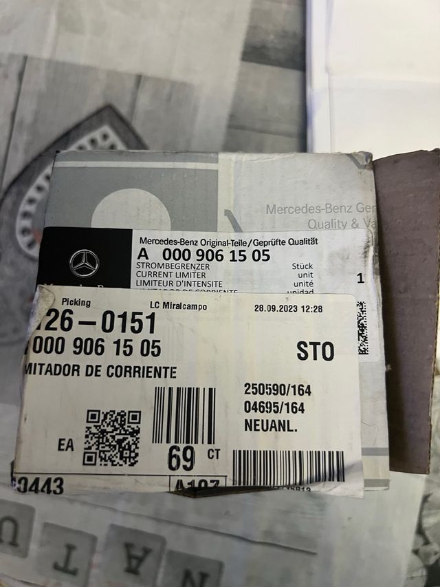 Limitador de corriente Mercedes