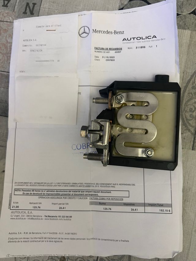 Limitador de corriente Mercedes