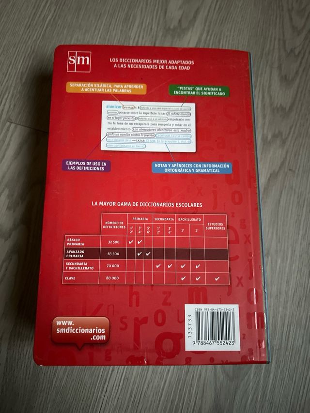 Diccionario avanzado Primaria