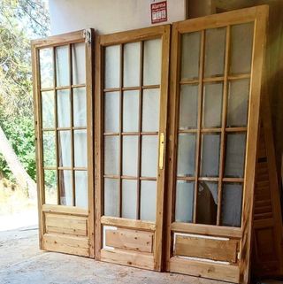 Puertas antiguas cristaletas .
420€ cada una .