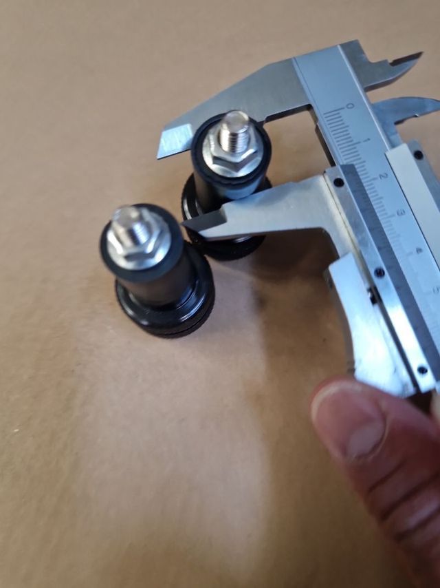 Contrapesos moto negros honda suzuki  manillar 22m