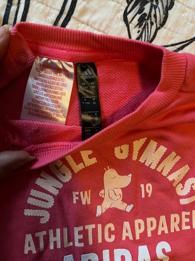 Chándal  bebé niña 9-12 meses Adidas