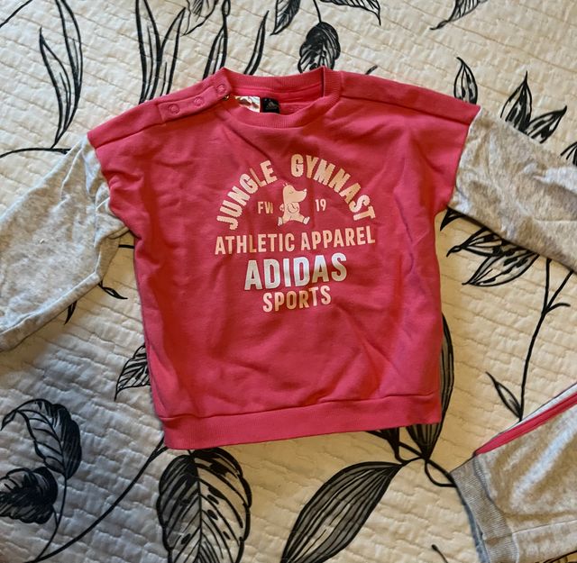 Chándal  bebé niña 9-12 meses Adidas