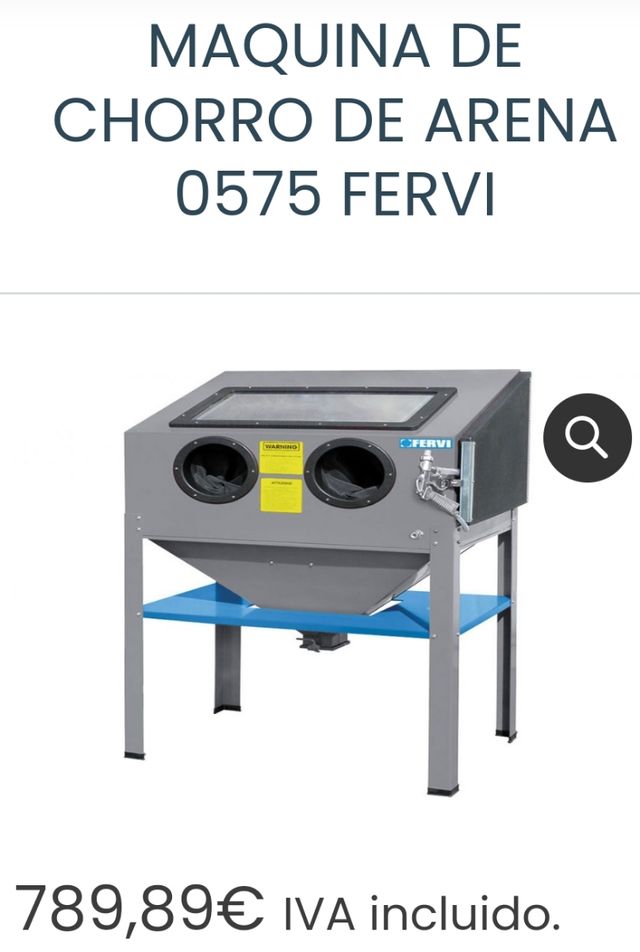MAQUINA DE CHORRO DE ARENA 0575 FERVI