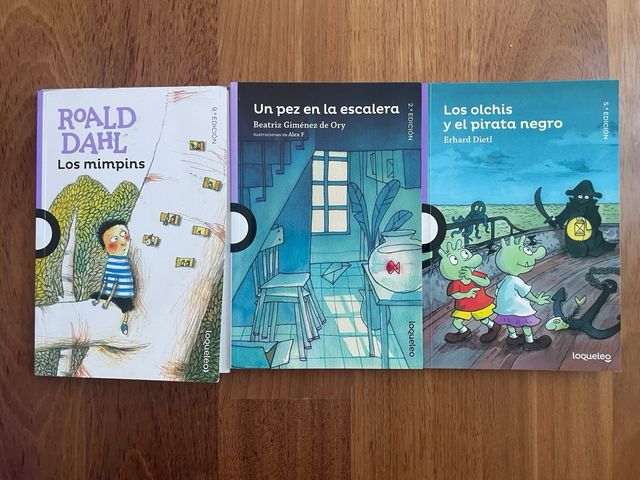 Lote 3 libros nuevos Loqueleo de Santillana