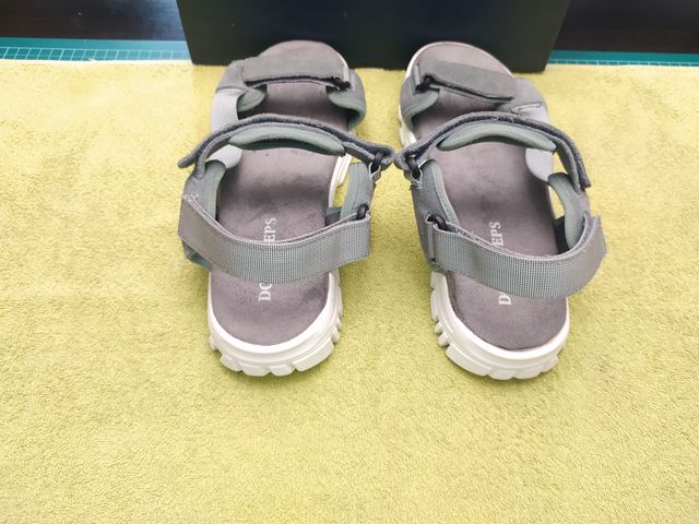 Sandali Uomo -- DockSteps -- In gomma e Cuoio