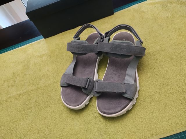 Sandali Uomo -- DockSteps -- In gomma e Cuoio