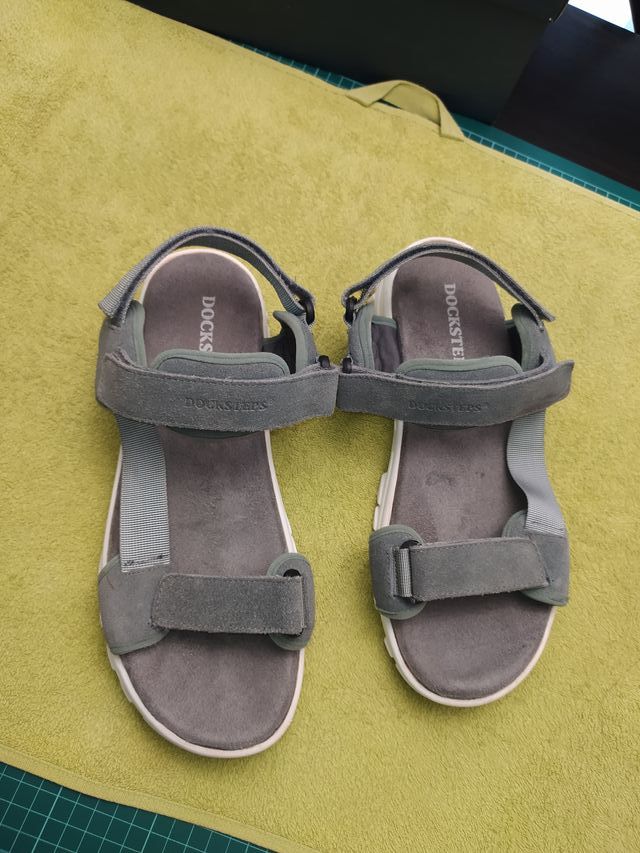 Sandali Uomo -- DockSteps -- In gomma e Cuoio