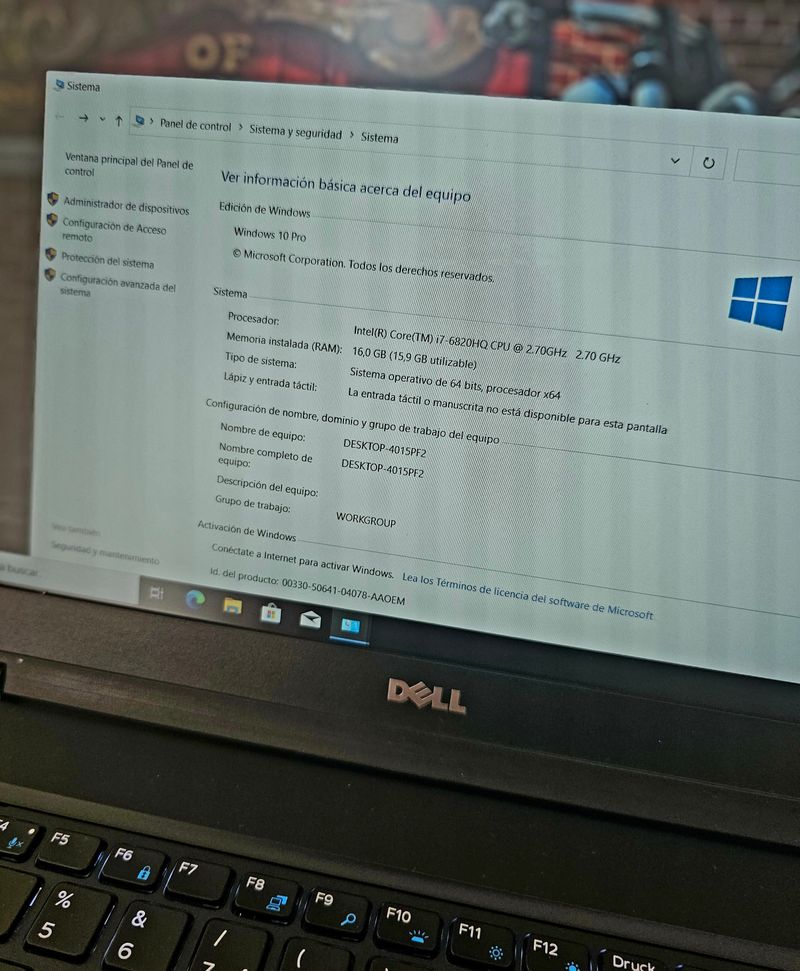 para trabajar y estudiar● Portátil DELL  ●i7●16ram