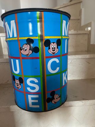 Bidon de chapa Disney Mickey Mouse.