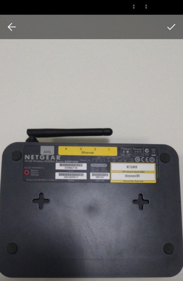 Netgear Wireless-N 150 modem e router