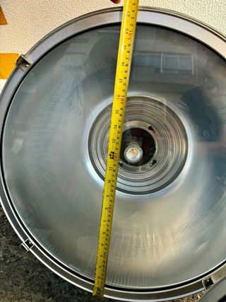 3 Lámparas industriales grandes Vintage