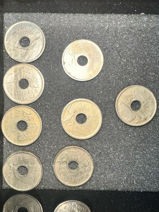 Monedas de 25 pesetas