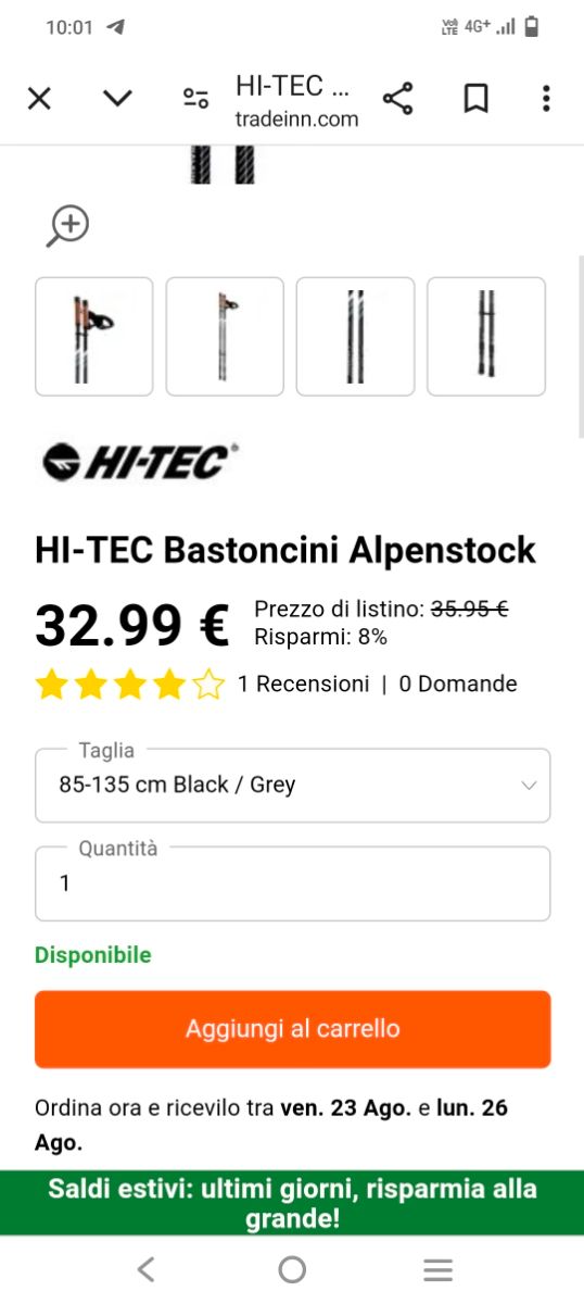 Bacchette da passeggio