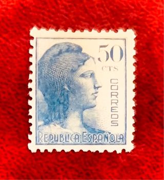 Bonito Sello Segunda República Española 1938