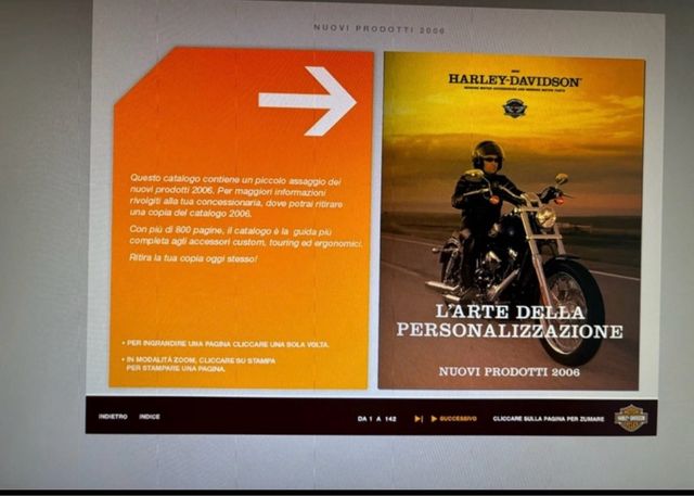 Harley Davidson catalogo ricambi 2006 