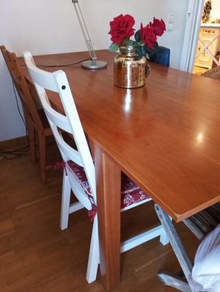 Mesa comedor extensible 