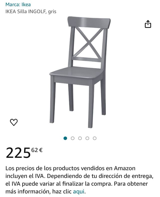 Silla de madera IKEA