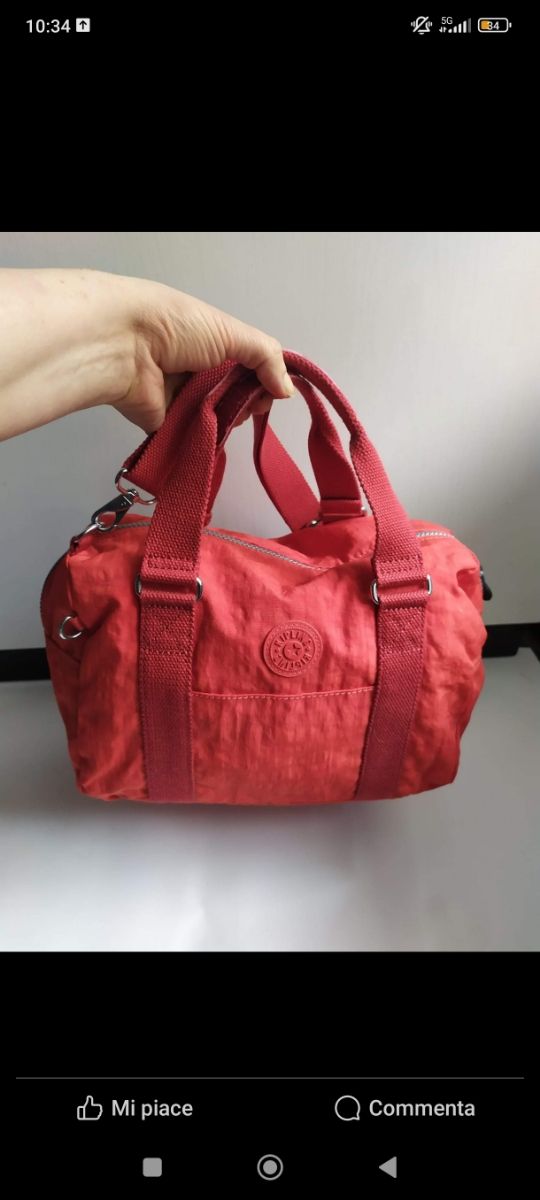 Borsa KIPLING bauletto rossa