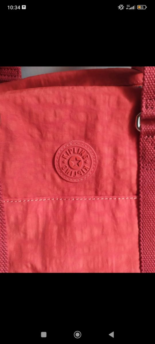 Borsa KIPLING bauletto rossa