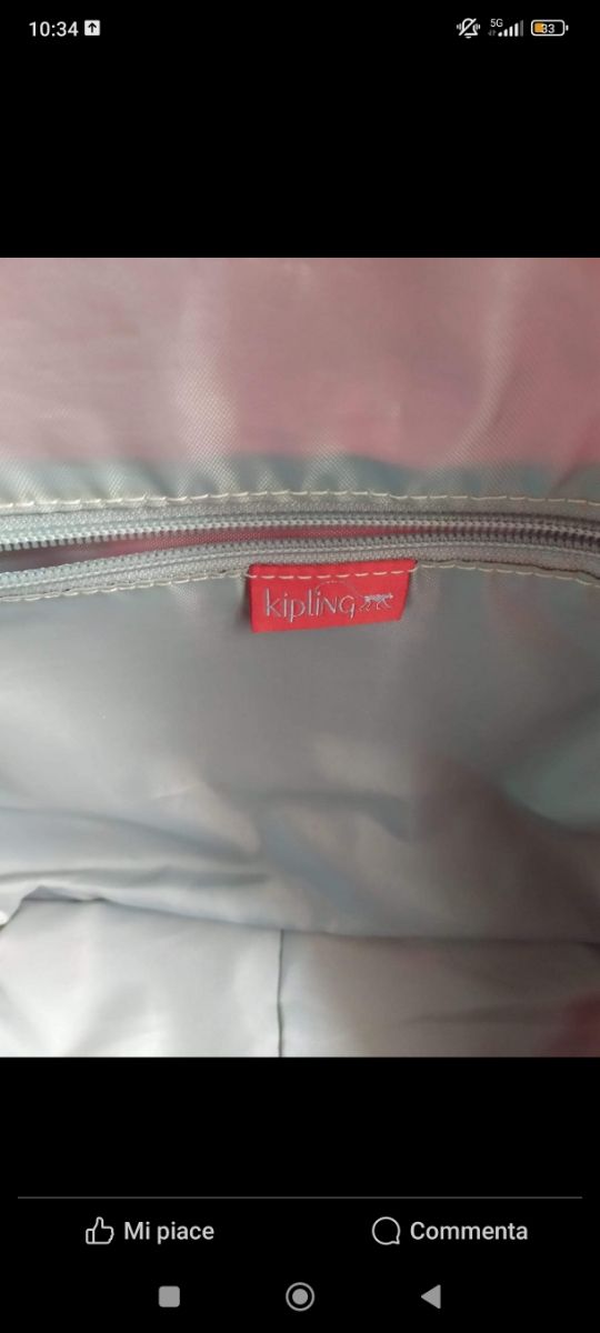 Borsa KIPLING bauletto rossa