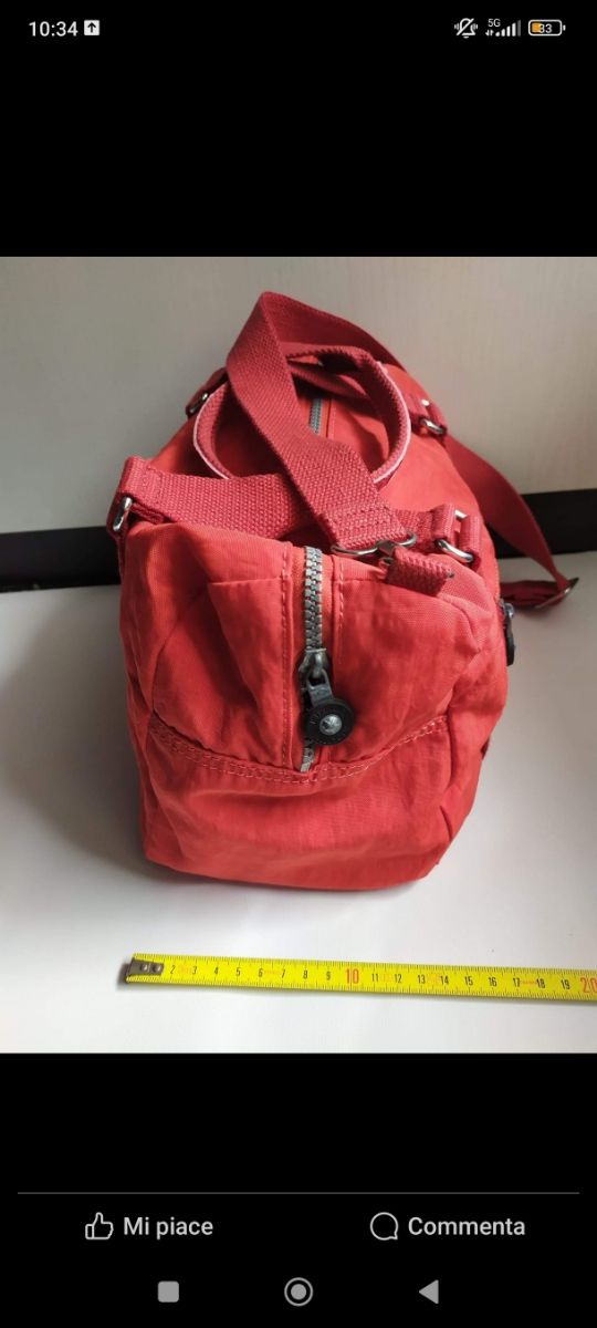 Borsa KIPLING bauletto rossa