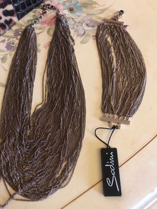 Parure collana e bracciale