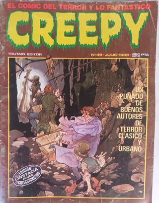 Comic de terror Creepy n.49 1983